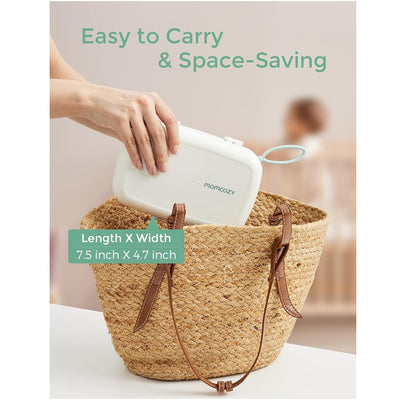 Kit de Higiene Para Mamadeira Momcozy Clássico 7 em 1 Green - Fácil de Transportar