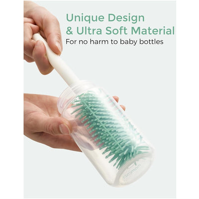 Kit de Higiene Para Mamadeira Momcozy Clássico 7 em 1 Green - Limpeza 360° Completa